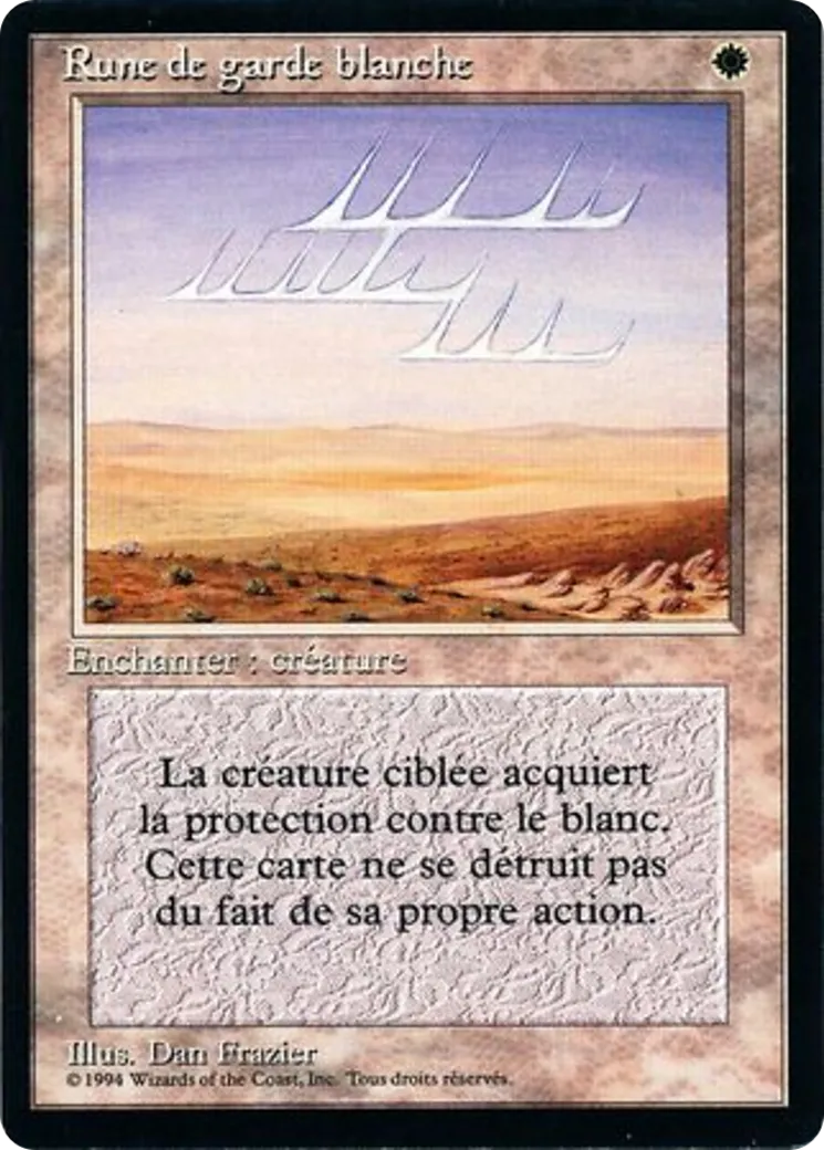 White Ward — Foreign Black Border — Magic: The Gathering