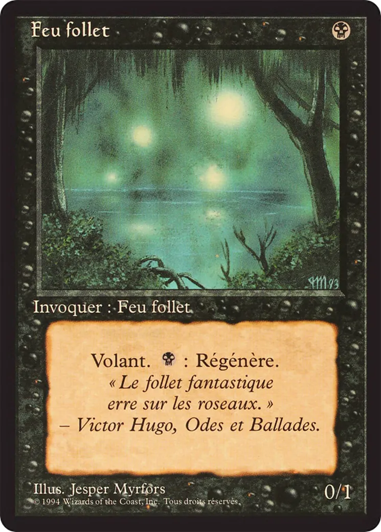 Will-o'-the-Wisp — Foreign Black Border — Magic: The Gathering