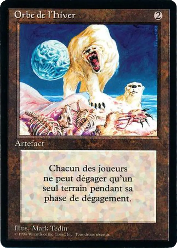 Orbe de l'hiver — Foreign Black Border — Magic: The Gathering