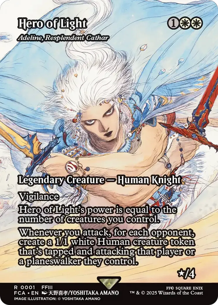 Adeline, cathare resplendissante — Final Fantasy: Through the Ages — Magic: The Gathering