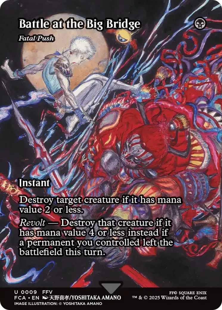 Poussée fatale from Final Fantasy: Through the Ages - Magic: The Gathering