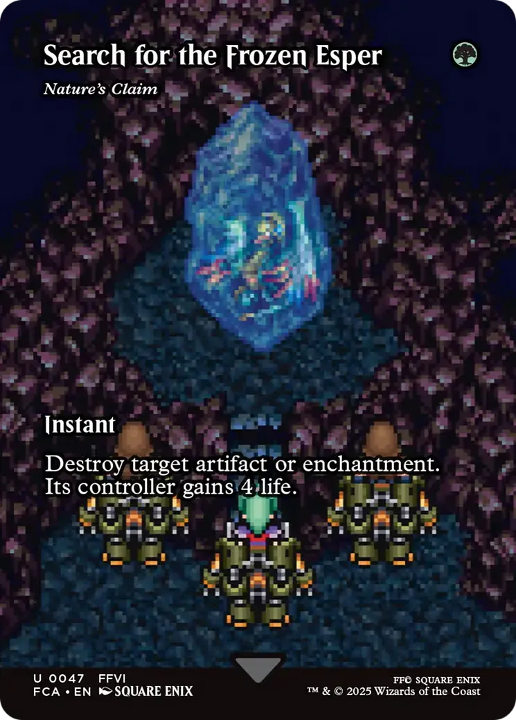 Revendication par la nature — Final Fantasy: Through the Ages — Magic: The Gathering