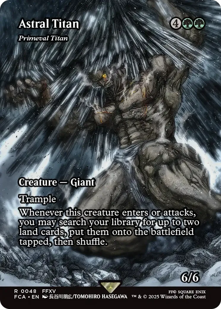 Primeval Titan — Final Fantasy: Through the Ages — Magic: The Gathering