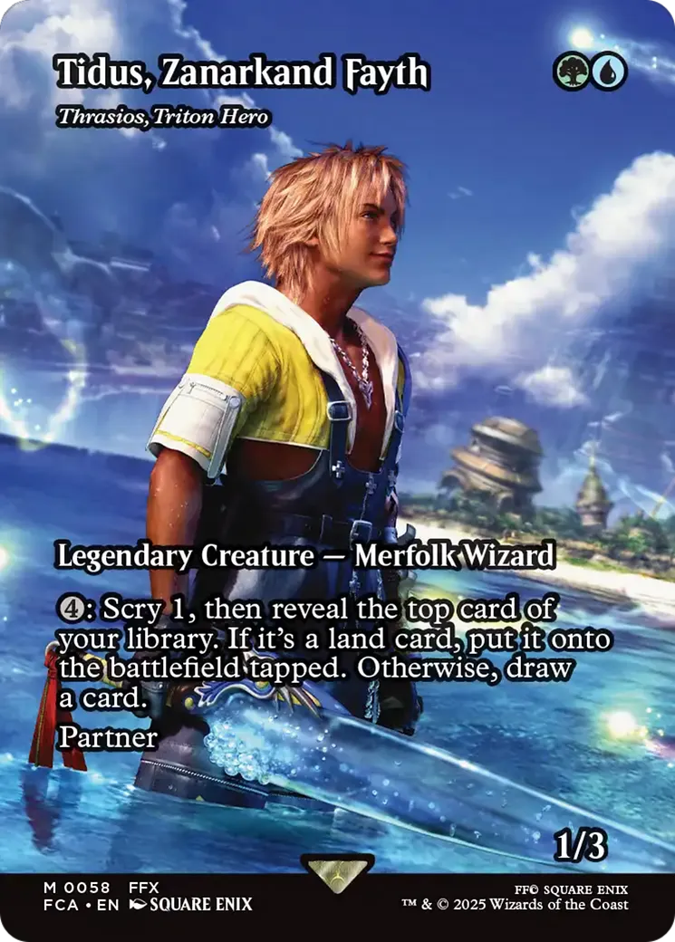 Thrasios, Triton Hero — Final Fantasy: Through the Ages — Magic: The Gathering