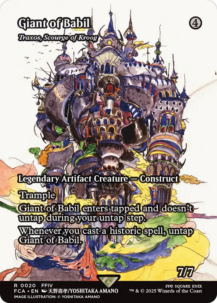 Traxos, fléau de Kroog — Final Fantasy: Through the Ages — Magic: The Gathering