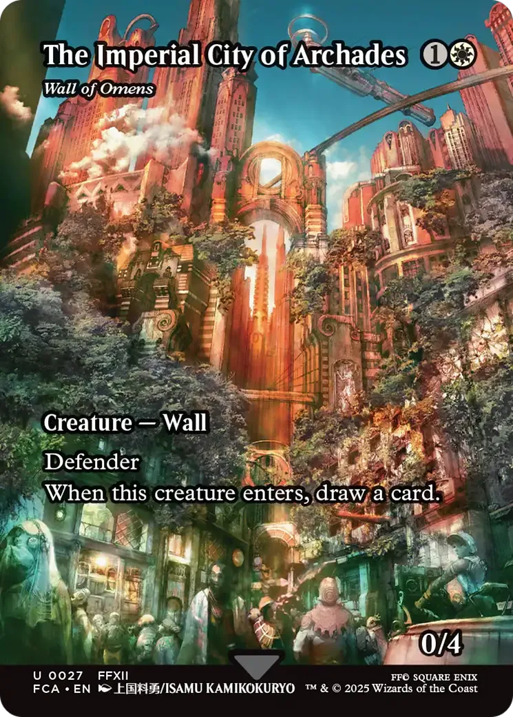 Wall of Omens — Final Fantasy: Through the Ages — Magic: The Gathering