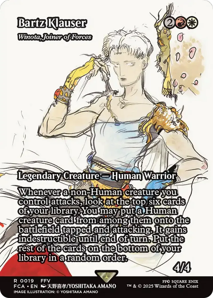 Winota, unisseuse de forces — Final Fantasy: Through the Ages — Magic: The Gathering