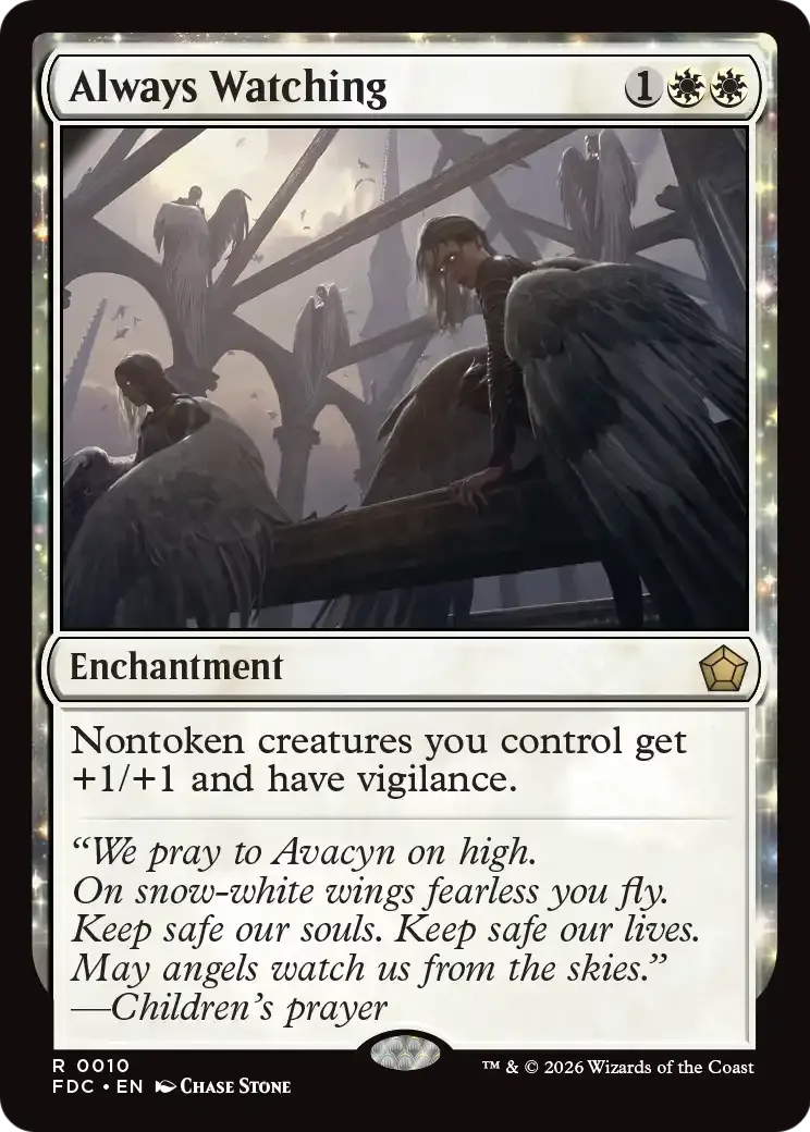 Always Watching — Foundations Commander — Magic: The Gathering
