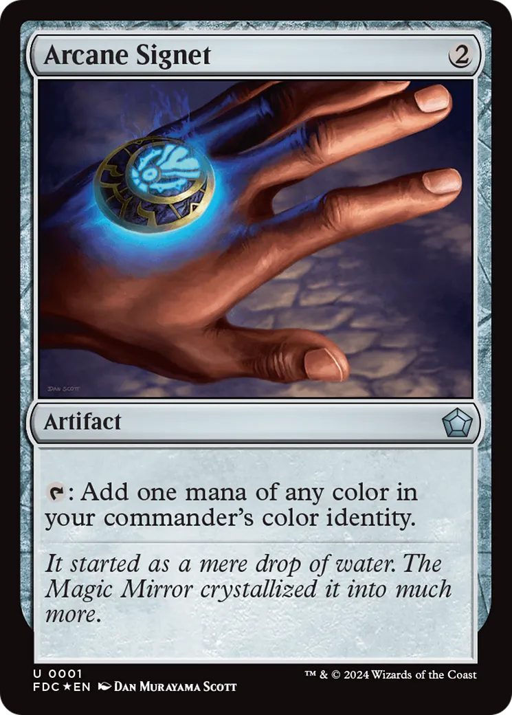 Arcane Signet — Foundations Commander — Magic: The Gathering