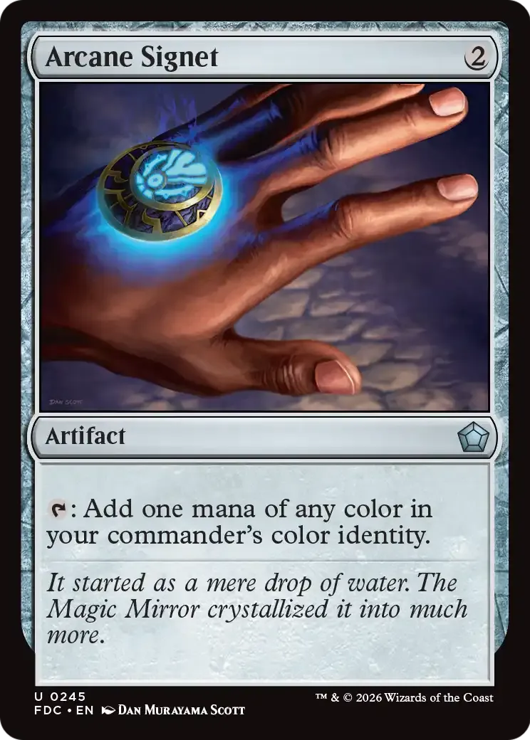 Cachet d'ésotérisme — Foundations Commander — Magic: The Gathering