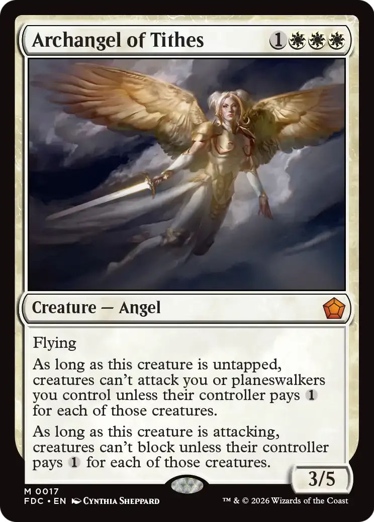 Archange des dîmes — Foundations Commander — Magic: The Gathering