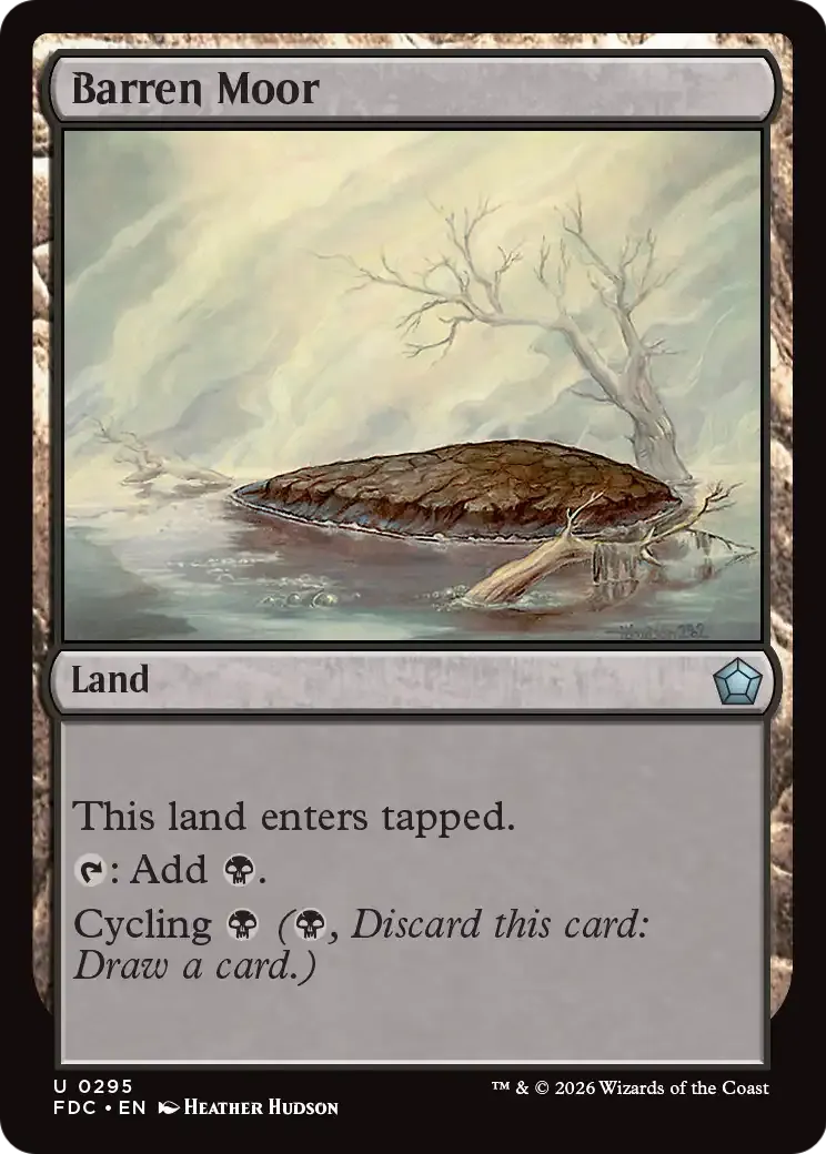 Lande stérile — Foundations Commander — Magic: The Gathering