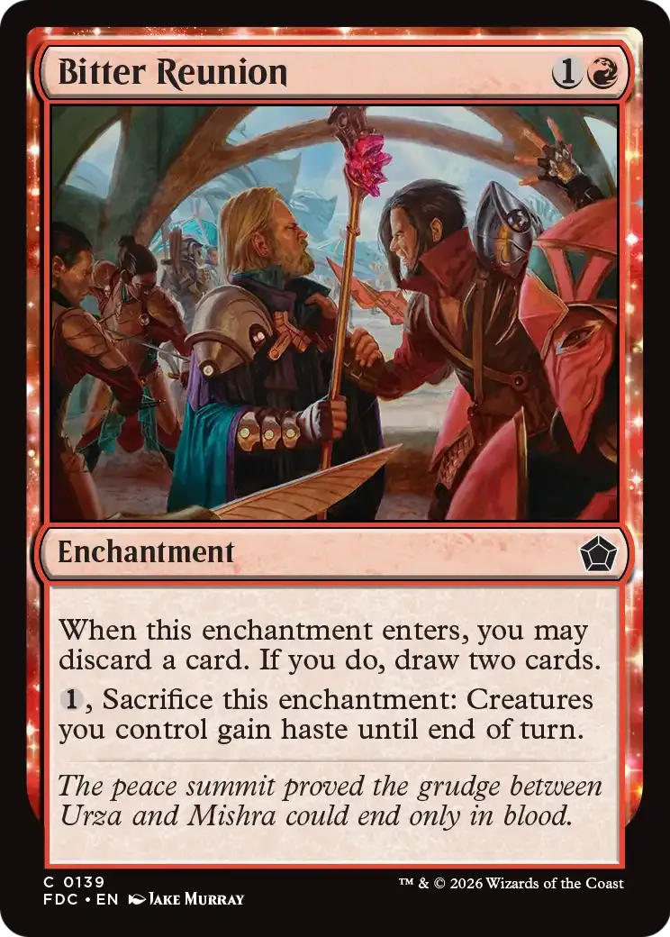 Retrouvailles amères — Foundations Commander — Magic: The Gathering