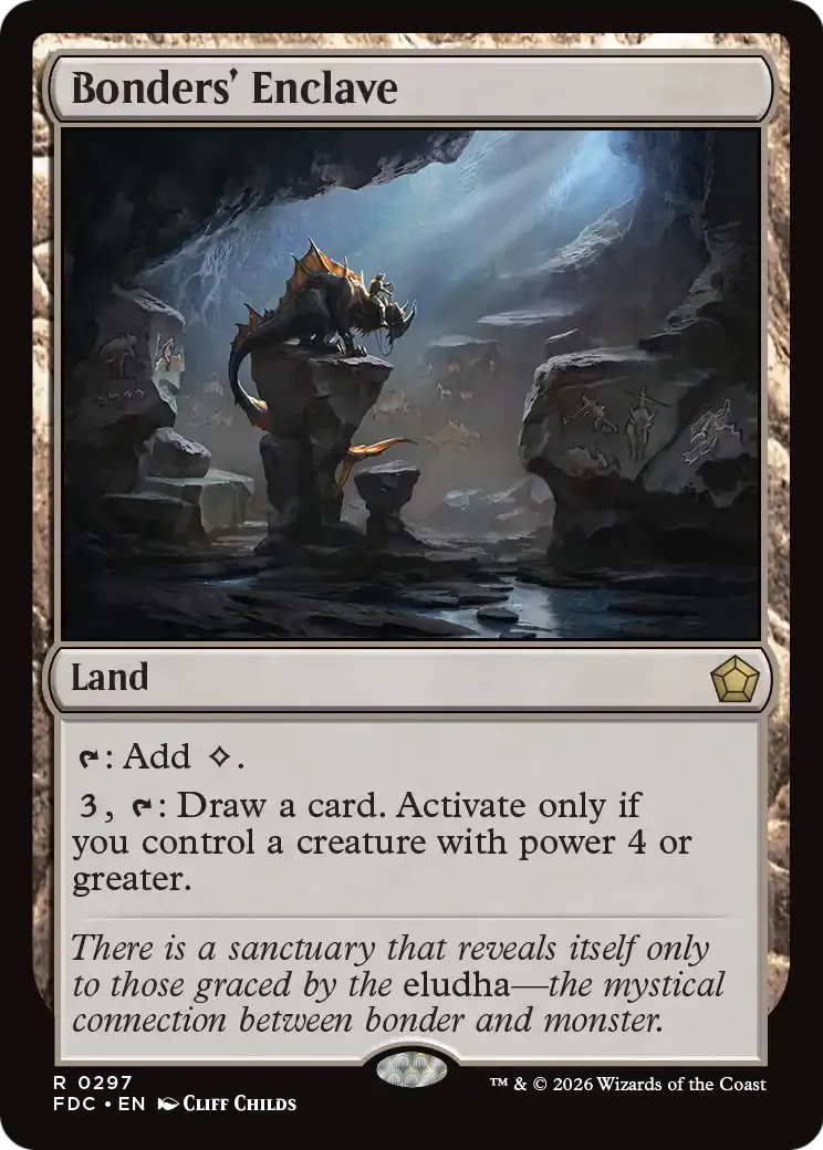 Bonders' Enclave — Foundations Commander — Magic: The Gathering