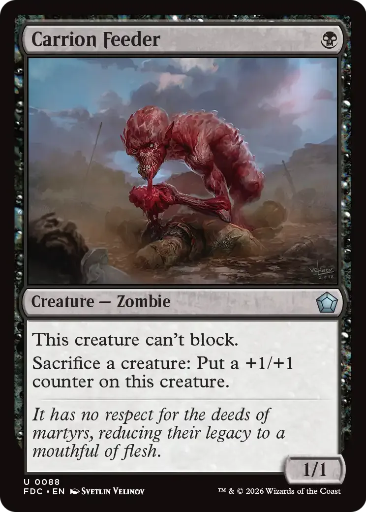 Bouffeur de charogne — Foundations Commander — Magic: The Gathering