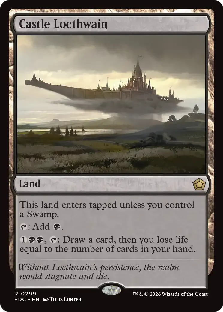 Château Locthwain — Foundations Commander — Magic: The Gathering
