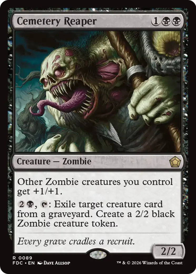 Faucheur des cimetières — Foundations Commander — Magic: The Gathering