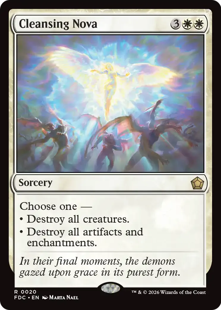 Cleansing Nova — Foundations Commander — Magic: The Gathering