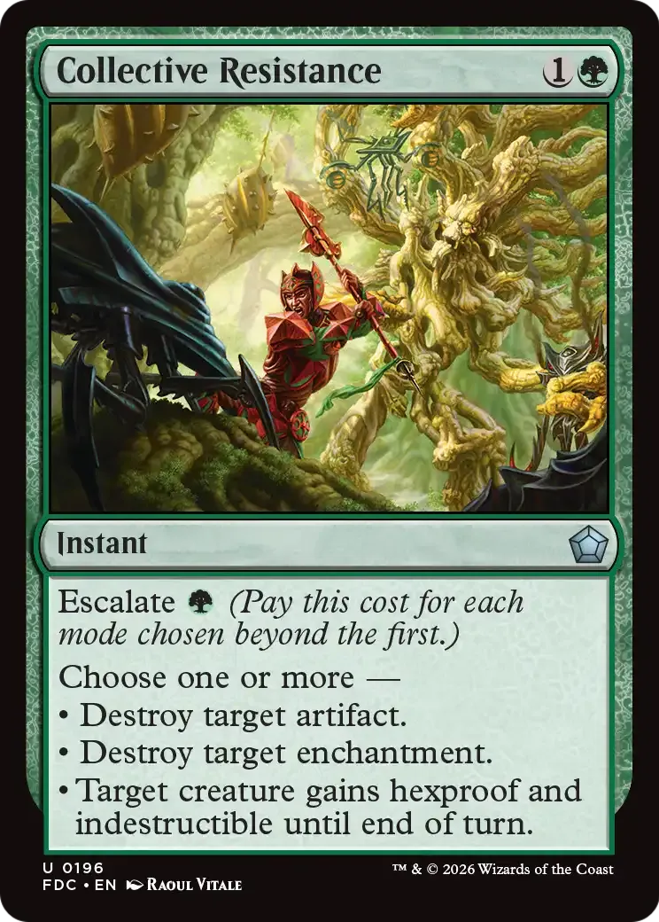 Résistance collective — Foundations Commander — Magic: The Gathering