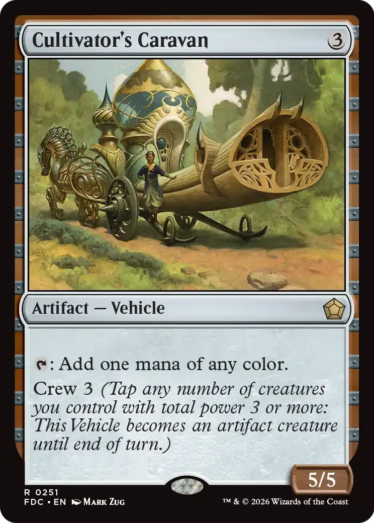 Caravane de cultivateur — Foundations Commander — Magic: The Gathering