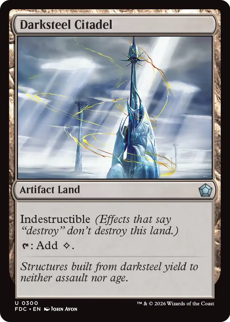Darksteel Citadel — Foundations Commander — Magic: The Gathering