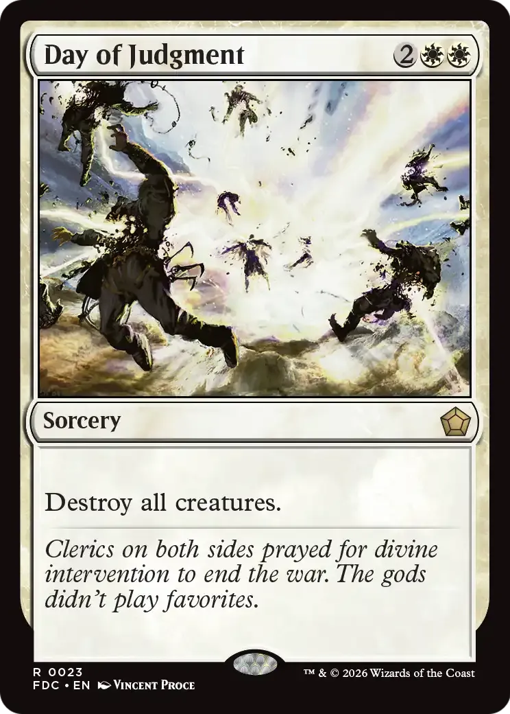 Jour de condamnation — Foundations Commander — Magic: The Gathering