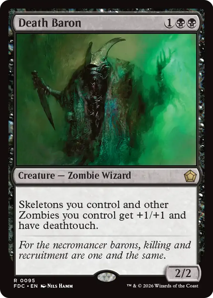 Baron de la mort — Foundations Commander — Magic: The Gathering