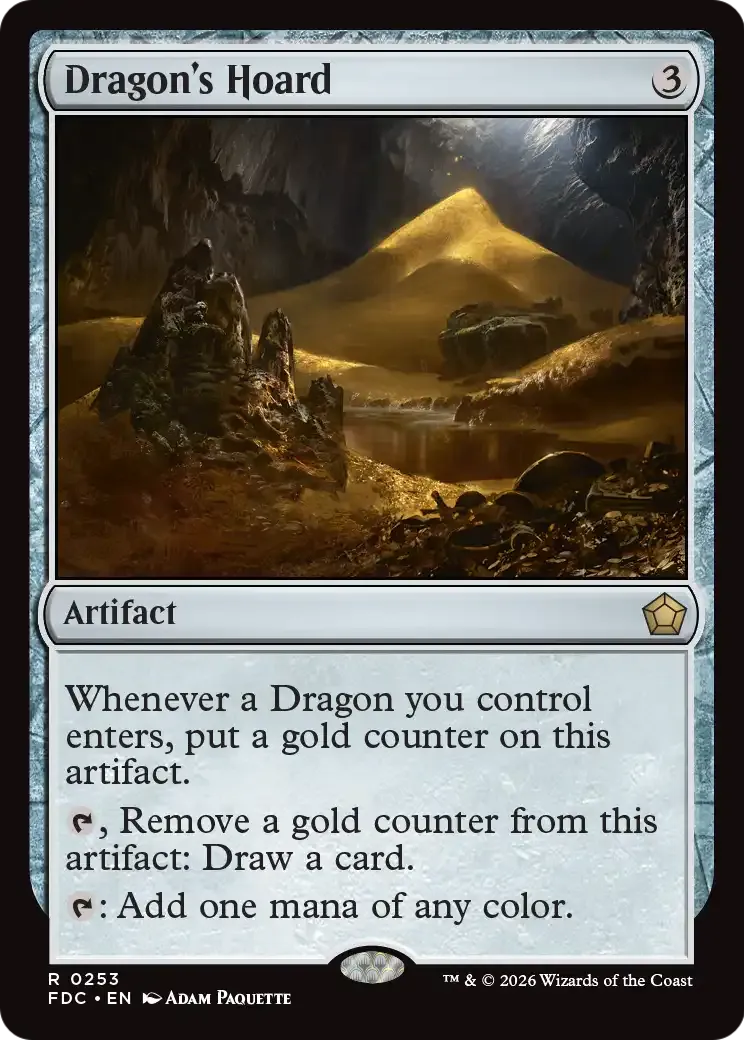 Butin du dragon — Foundations Commander — Magic: The Gathering
