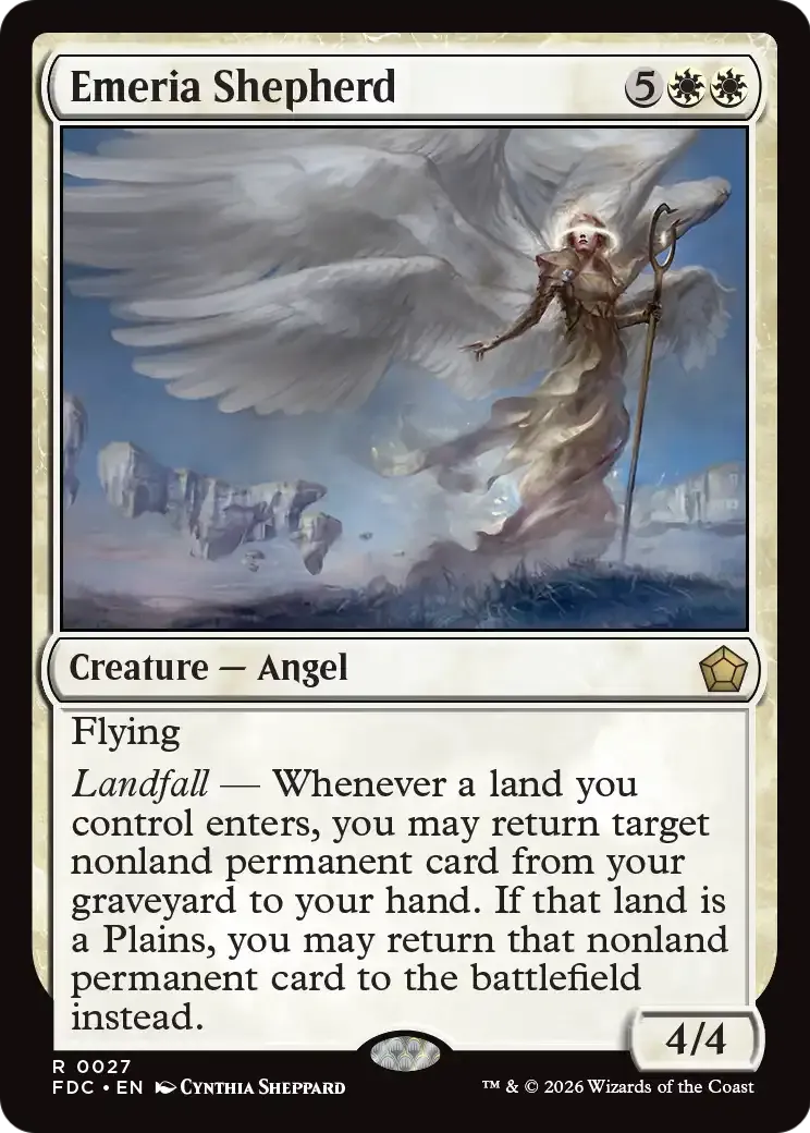Bergère d'Éméria — Foundations Commander — Magic: The Gathering