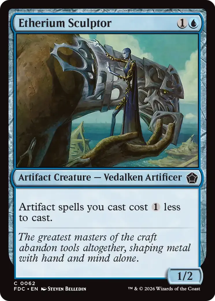 Sculpteur d'étherium — Foundations Commander — Magic: The Gathering