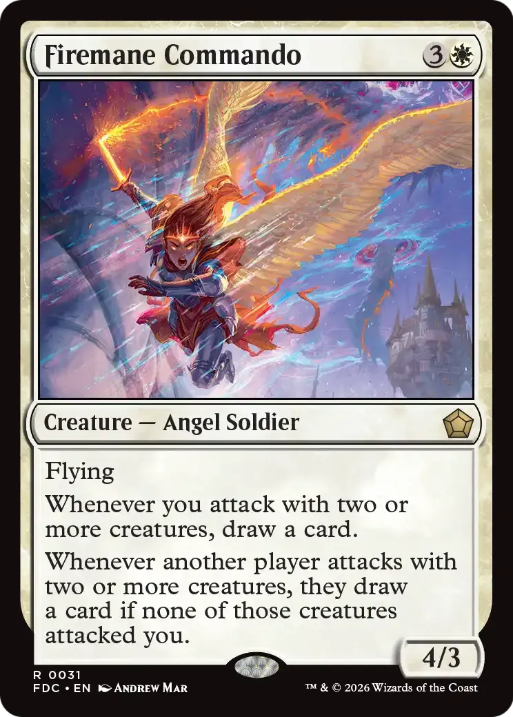 Commando crinefeu — Foundations Commander — Magic: The Gathering