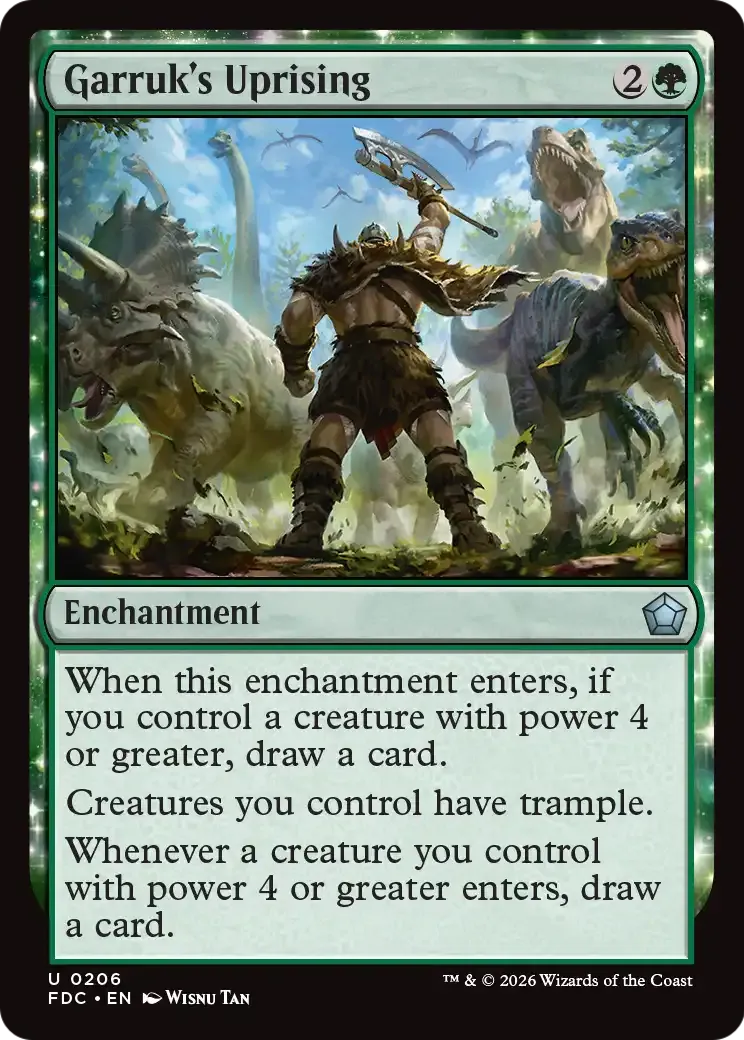 Soulèvement de Garruk — Foundations Commander — Magic: The Gathering