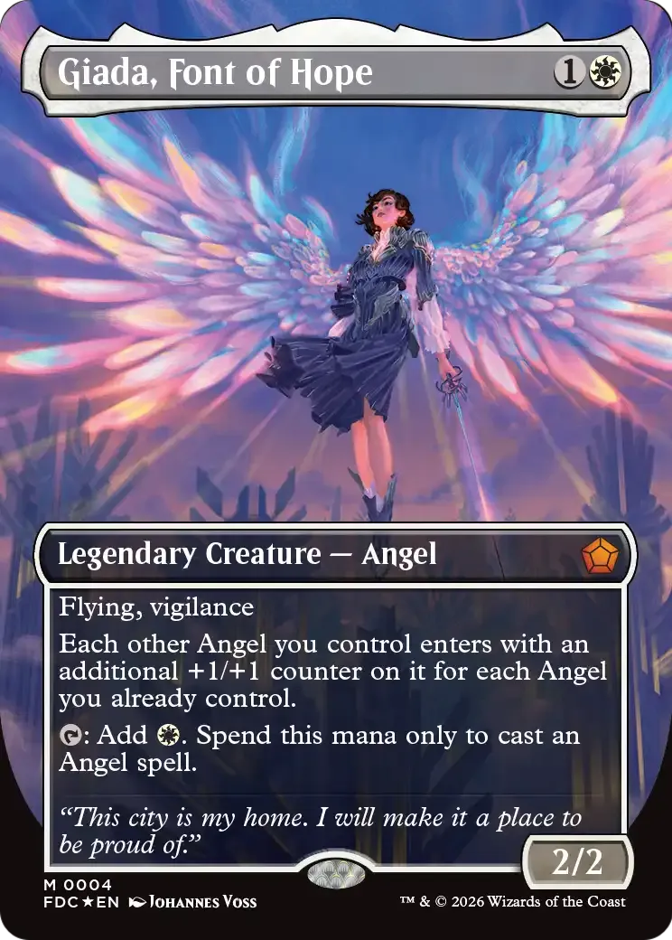 Giada, fontaine de l'espoir — Foundations Commander — Magic: The Gathering