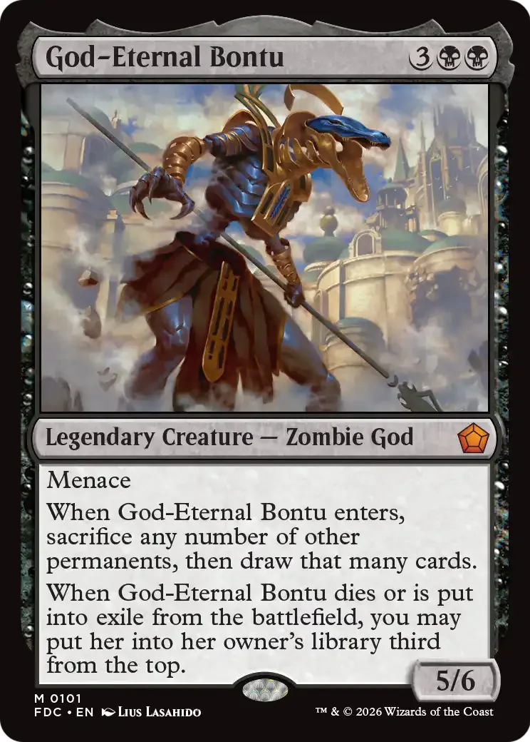 Bontu l'Éternelle-déesse — Foundations Commander — Magic: The Gathering