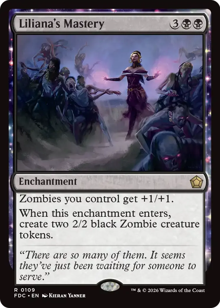 Maîtrise de Liliana — Foundations Commander — Magic: The Gathering