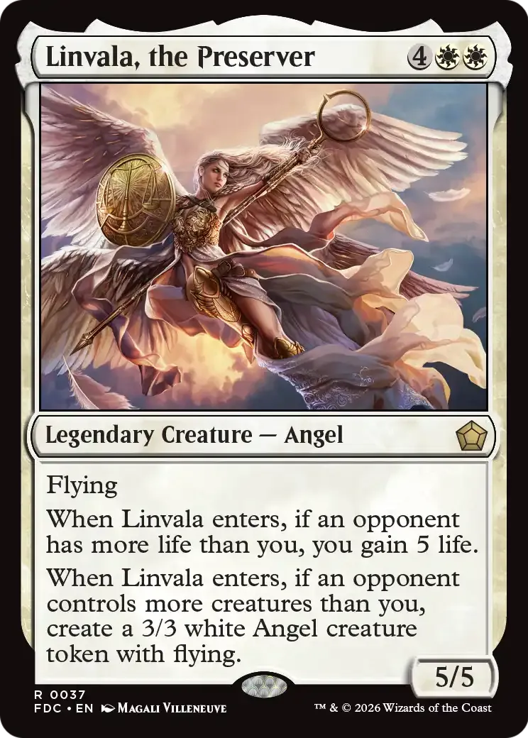 Linvala, la Préservatrice — Foundations Commander — Magic: The Gathering