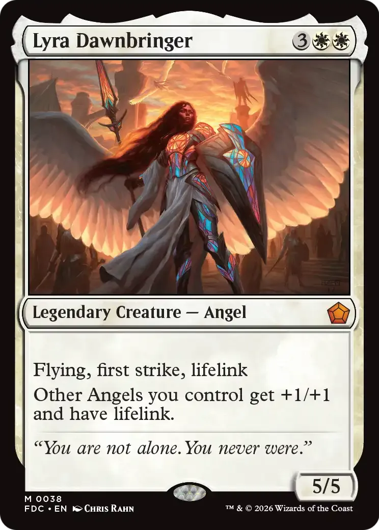 Lyra Aubevenant — Foundations Commander — Magic: The Gathering