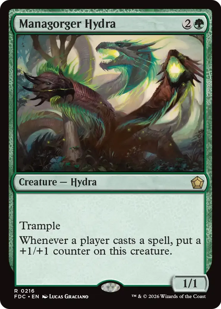 Hydre avaleuse de mana — Foundations Commander — Magic: The Gathering