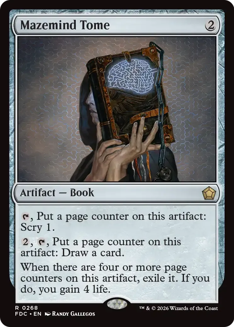 Grimoire du dédale de l'esprit — Foundations Commander — Magic: The Gathering