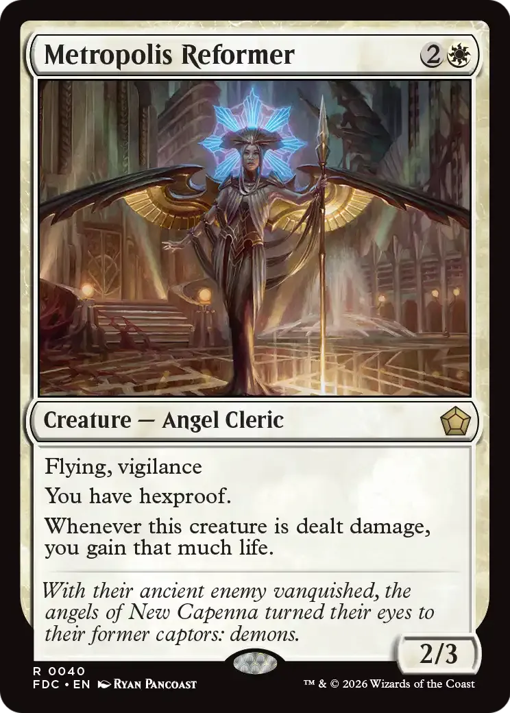 Réformatrice de la métropole — Foundations Commander — Magic: The Gathering