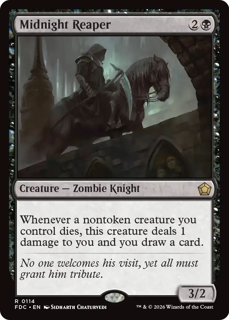 Midnight Reaper — Foundations Commander — Magic: The Gathering