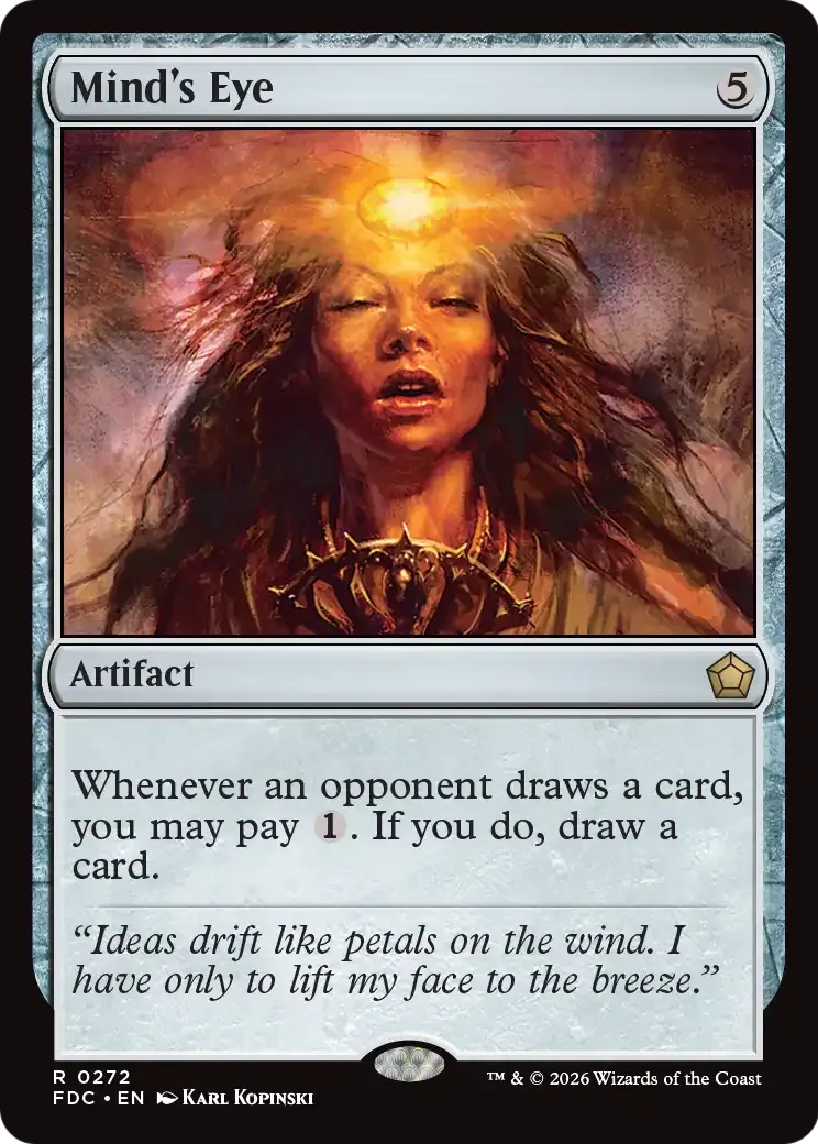 Œil de l'esprit — Foundations Commander — Magic: The Gathering