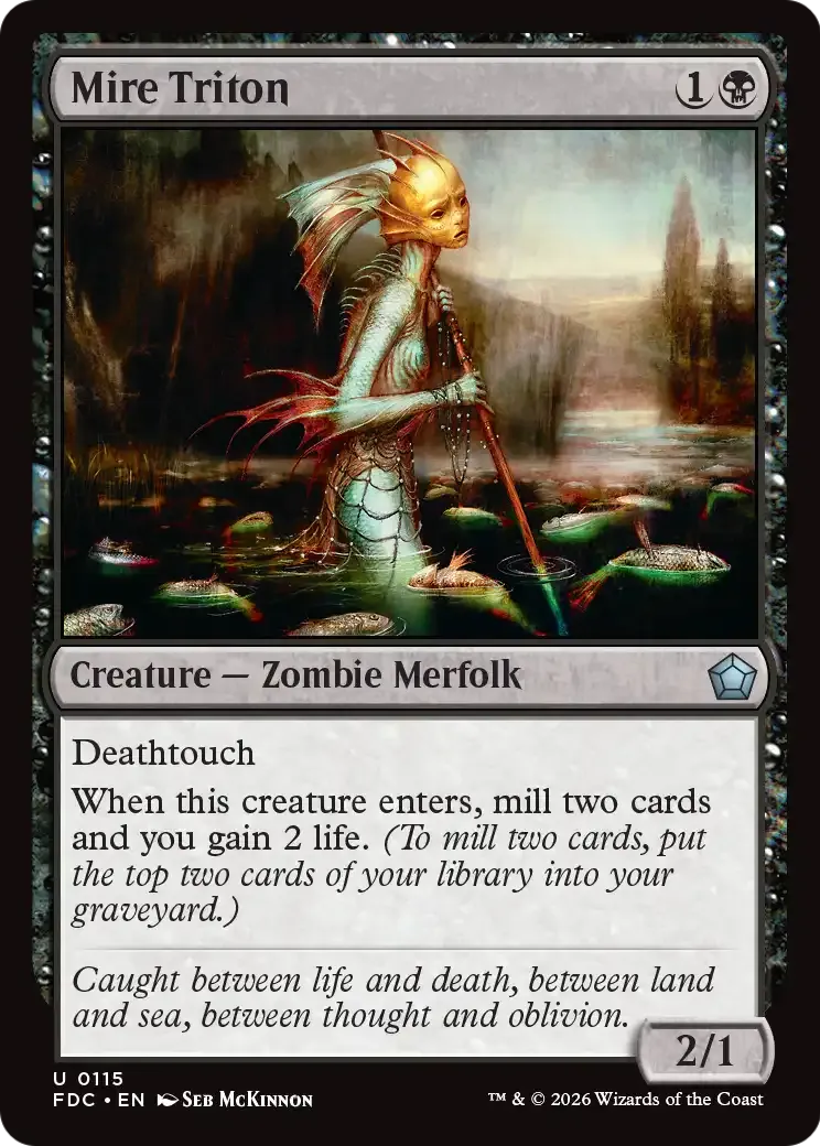 Mire Triton — Foundations Commander — Magic: The Gathering