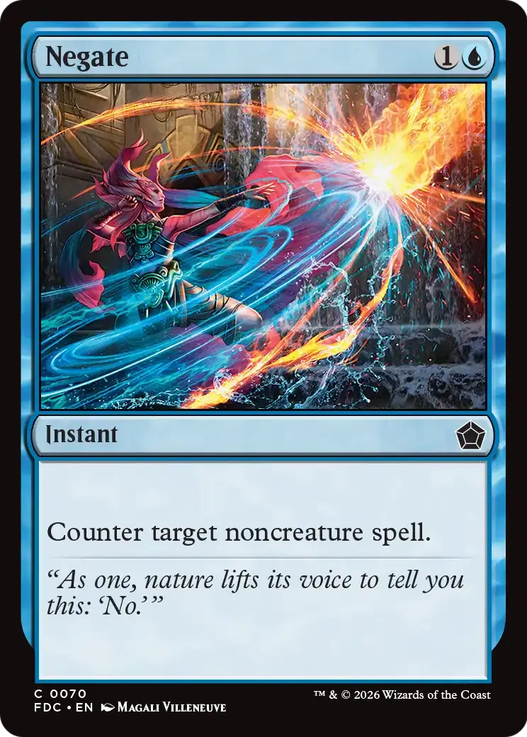 Négation — Foundations Commander — Magic: The Gathering