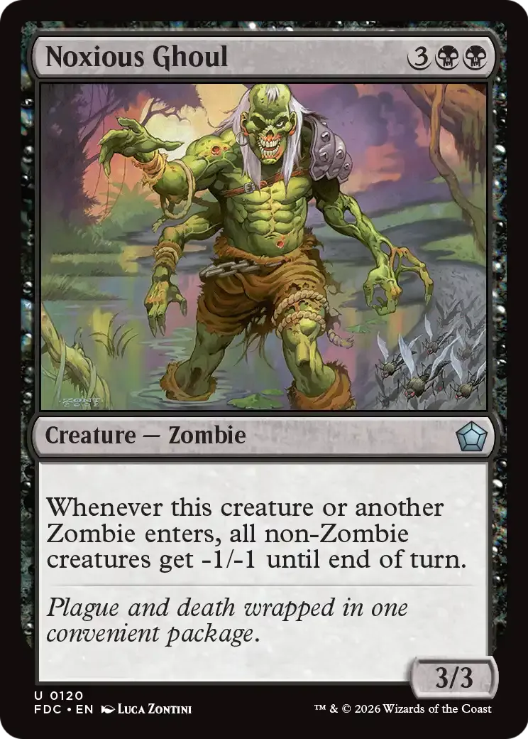 Goule délétère — Foundations Commander — Magic: The Gathering