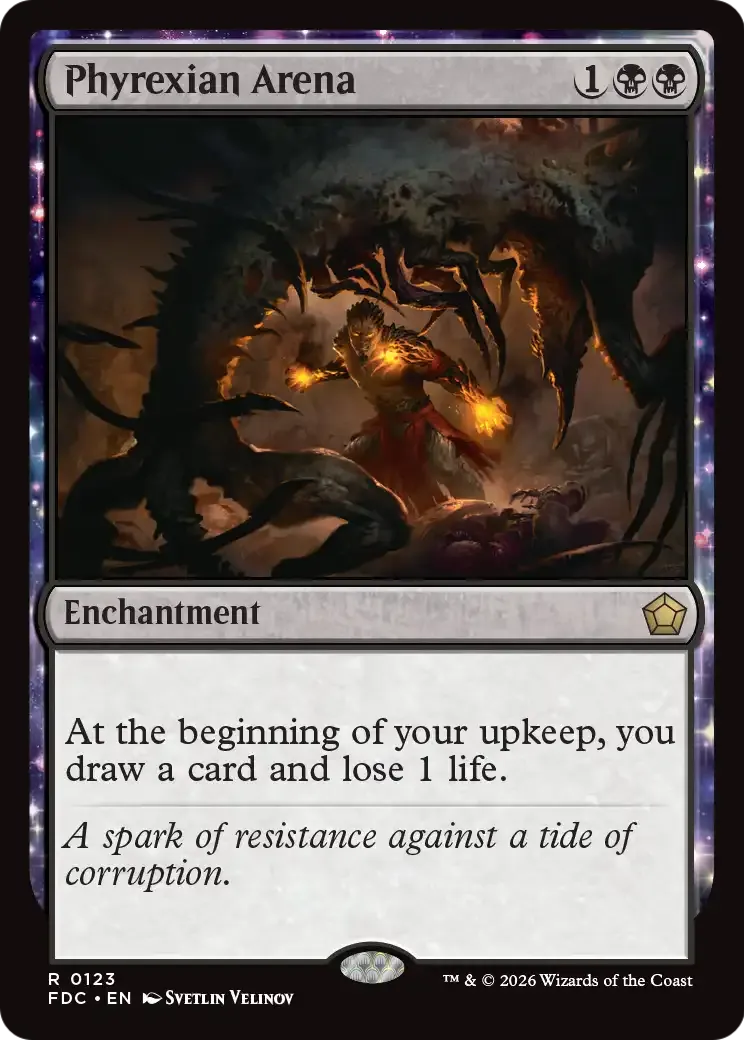 Arène phyrexiane — Foundations Commander — Magic: The Gathering