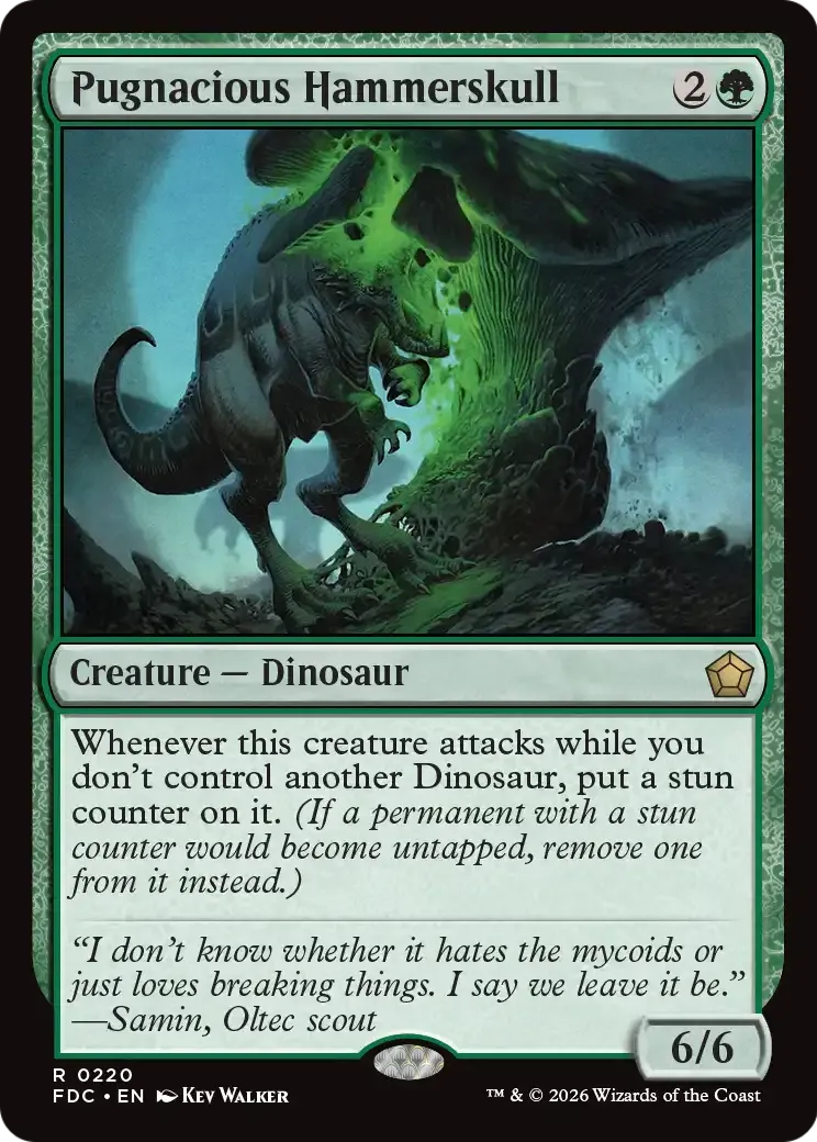 Martèlecrâne pugnace — Foundations Commander — Magic: The Gathering