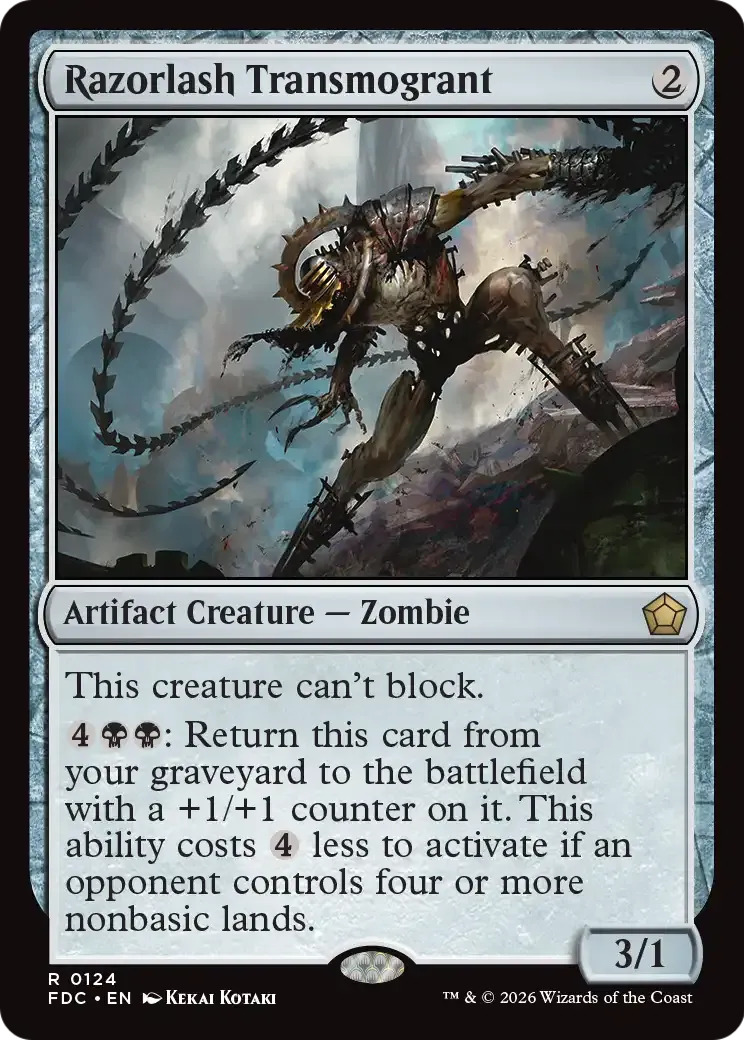 Razorlash Transmogrant — Foundations Commander — Magic: The Gathering