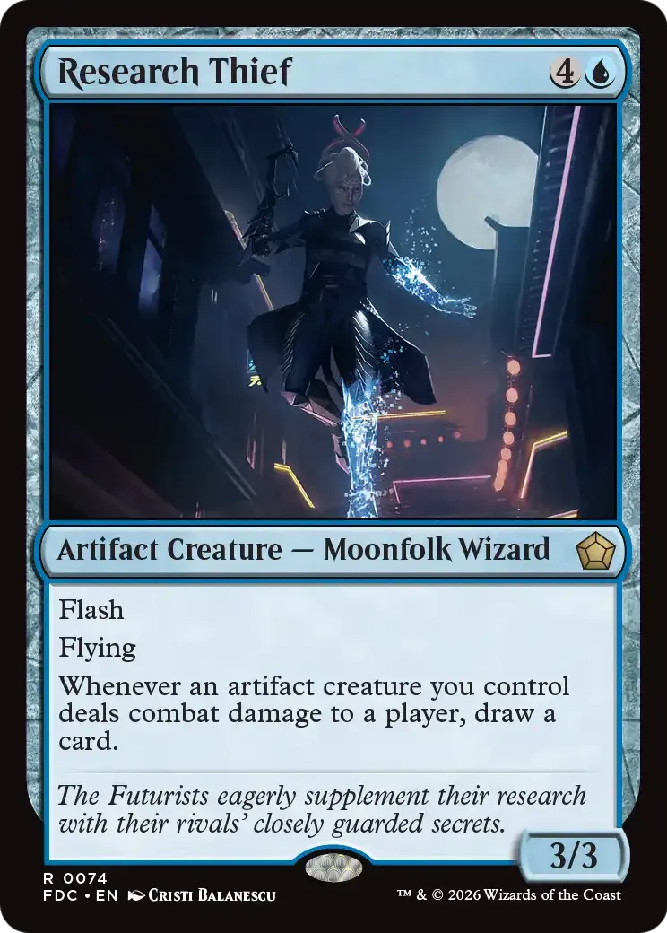 Voleuse de recherches — Foundations Commander — Magic: The Gathering