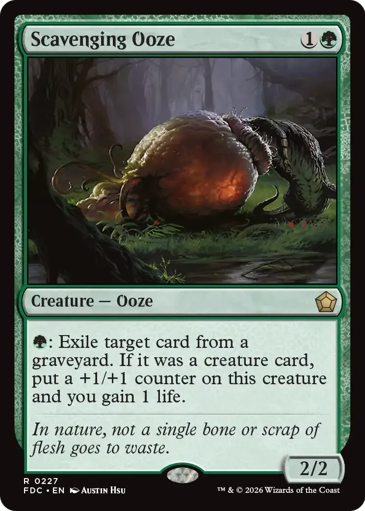 Scavenging Ooze — Foundations Commander — Magic: The Gathering